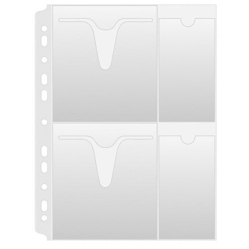 FOLIE PROTECTIE A4 DONAU pentru 4 CD/DVD, 160 microni, set 25 buc