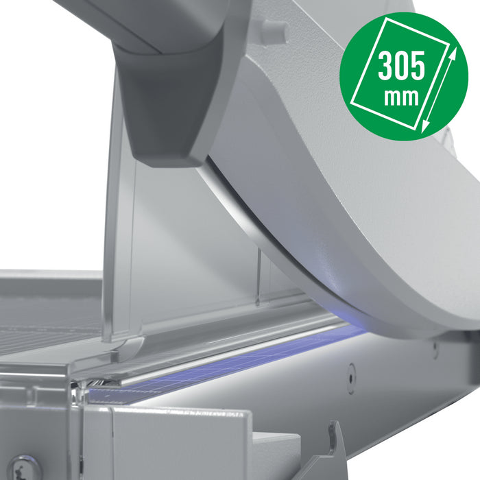 GHILOTINA LEITZ Home Office Precision, A4, 10 coli, indicator laser inclus, gri*