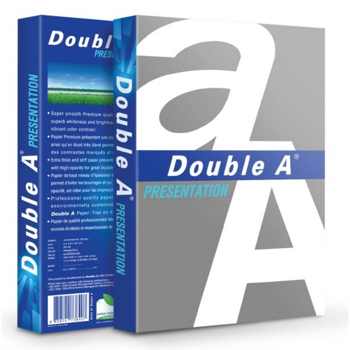 HARTIE ALBA A4 Double A Presentation, 100gr/mp, 500coli/top