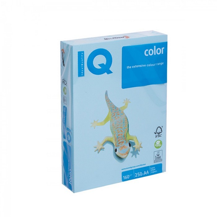 HARTIE COLOR A3 80gr, IQ, culori PASTEL, 500 coli/top
