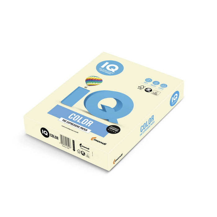 HARTIE COLOR A3 80gr, IQ, culori PASTEL, 500 coli/top
