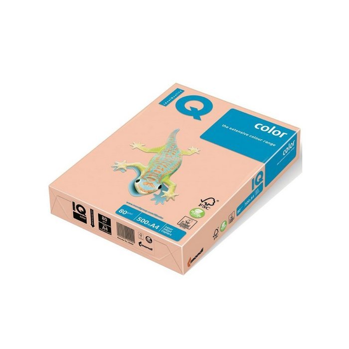 HARTIE COLOR A3 80gr, IQ, culori PASTEL, 500 coli/top