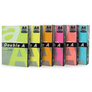 HARTIE COLOR A4 Double A, 75gr/mp, culori NEON, 500 coli/top