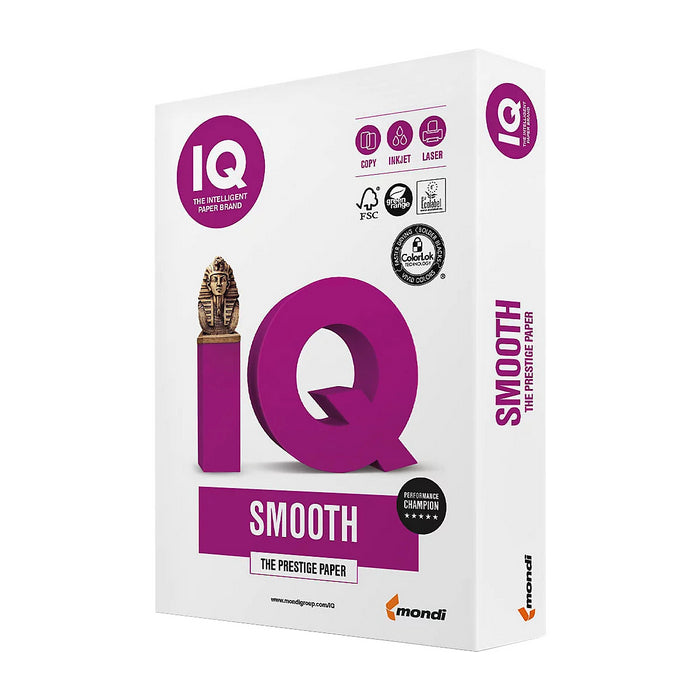 CARTON ALB A4 IQ Selection Smooth, 120gr/mp, 500 coli/top