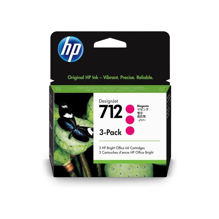 HP INK 3ED78A No. 712 MAGENTA - 3x29ml*