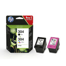 HP INK 3JB05AE No. 304 BLACK & COLOR - BLACK 120pagini, COLOR 100pagini*
