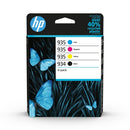 HP INK 6ZC72AE No. 934 & No. 935 BLACK, CYAN, MAGENTA, YELLOW - 4x400pagini*