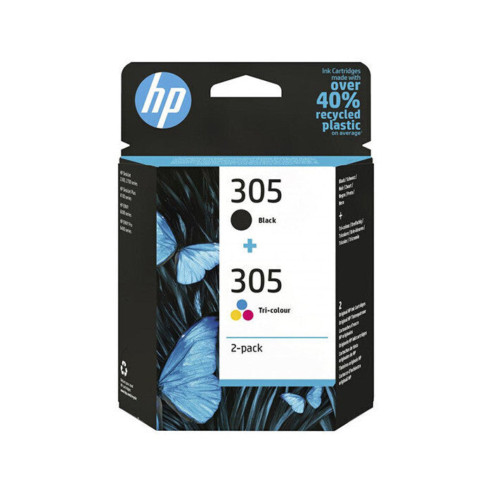 HP INK 6ZD17AE No. 305 BLACK & COLOR - BLACK 120pagini, COLOR 100pagini*