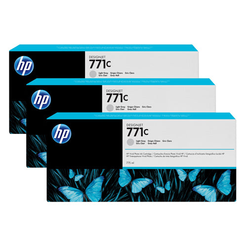 HP INK B6Y38A No. 771C LIGHT Gray - 3x775ml*
