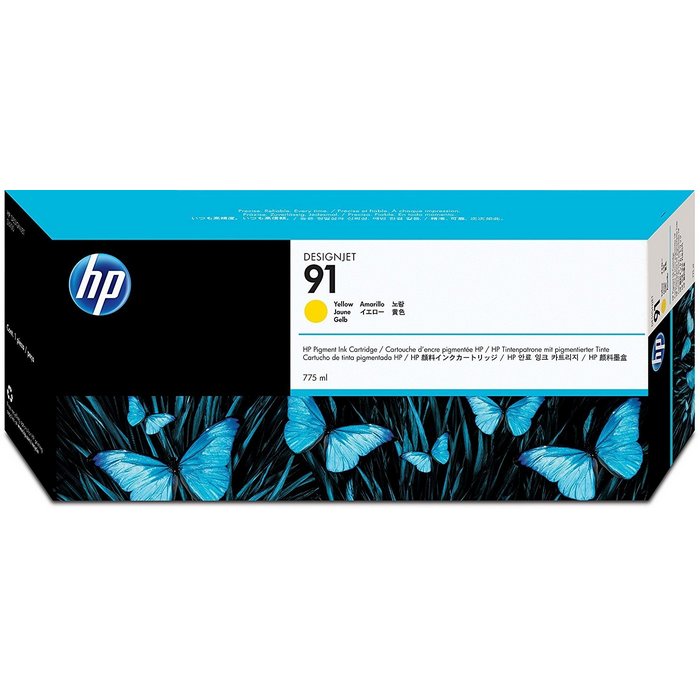 HP INK C9469A No. 91 YELLOW - 775ml