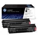 HP TONER CF283XD No. 83X BLACK - 2x2200pagini*