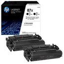 HP TONER CF287XD No. 87X BLACK - 2x18000pagini*