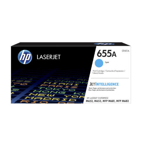 HP TONER CF451A No. 655A CYAN - 10500pagini*
