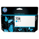 HP INK F9J67A No. 728 CYAN - 130ml*