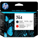 HP PRINTHEAD F9J88A No. 744 MATTE BLACK & RED*