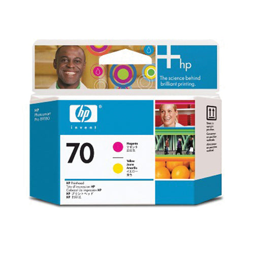 HP PRINTHEAD C9406A No.70 MAGENTA & YELLOW*