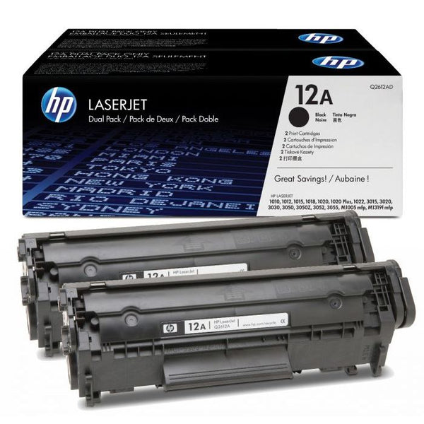 HP TONER Q2612AD No. 12A BLACK Twin - 2*2000pagini*