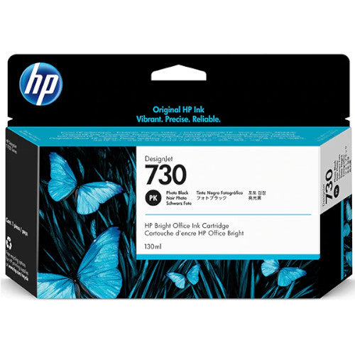 HP INK P2V67A No. 730 PHOTO BLACK - 130ml*