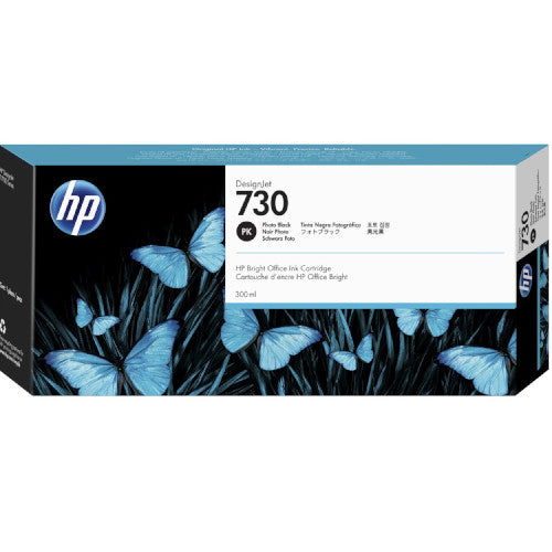 HP INK P2V73A No. 730 PHOTO BLACK - 300ml*
