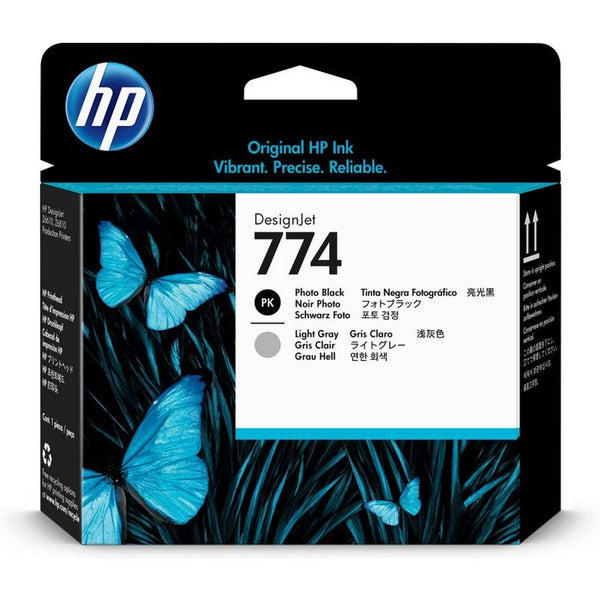 HP PRINTHEAD P2W00A No. 774 PHOTO BLACK & LIGHT Gray*