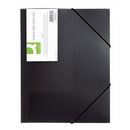 MAPA PLASTIC A4 Q-Connect, cotor 15mm si elastic, CULORI TRANSPARENTE