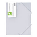 MAPA PLASTIC A4 Q-Connect, cotor 15mm si elastic, CULORI TRANSPARENTE