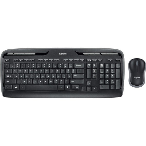 KIT WIRELESS Logitech MK330, Keyboard MK330 + mouse M215, NEGRU, USB*