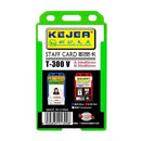 PORTCARD PVC RIGID VERTICAL KEJEA KJ-300, 54 x 85 mm, transparent, set 5 buc