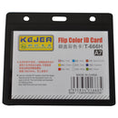 PORTCARD TIP FLIP ORIZONTAL KEJEA KJ-666, 74 x 105 mm, negru, set 5 buc