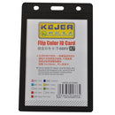 PORTCARD TIP FLIP VERTICAL KEJEA KJ-666, 74 x 105 mm, negru, set 5 buc
