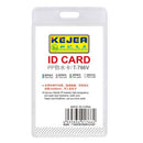 PORTCARD VERTICAL KEJEA KJ-766, 55 x 85 mm, water proof, transparent, set 5 buc