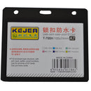 PORTCARD SNAP TYPE ORIZONTAL KEJEA KJ-788, 74 x 105 mm, water proof, negru, set 5 buc