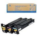 KONICA MINOLTA TONER A06VJ53 SET 3 CARTUSE CYAN, MAGENTA, YELLOW - 3*12000pagini*