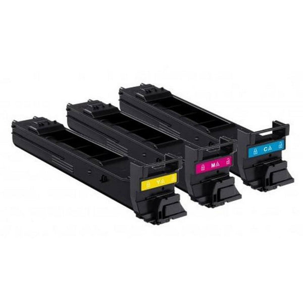 KONICA MINOLTA TONER A0DKJ52 SET 3 CARTUSE CYAN, MAGENTA, YELLOW - 3*8000pagini*