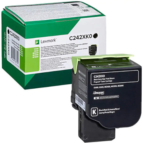 LEXMARK TONER 80C2HCE CYAN 802HCE - 3000pagini*