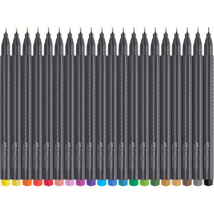 LINER FABER-CASTELL 1516 - 0,4 mm, set 20 culori