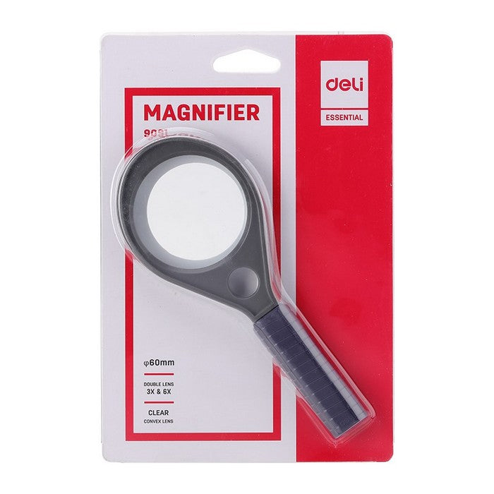 LUPA DELI DLE9091, marire 3x, 6x, diametru 60 mm