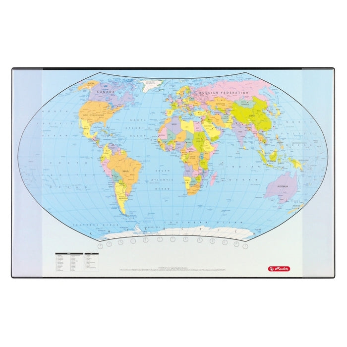MAPA BIROU HERLITZ cu harta LUMII