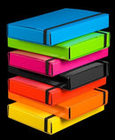 MAPA CARTON PLASTIFIAT cu ELASTIC, A4, VAUPE, cotor 55 mm