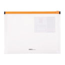 MAPA PLASTIC B5 DELI ZIP, CU FERMOAR SI BURDUF, CULORI MIXATE ASORTATE