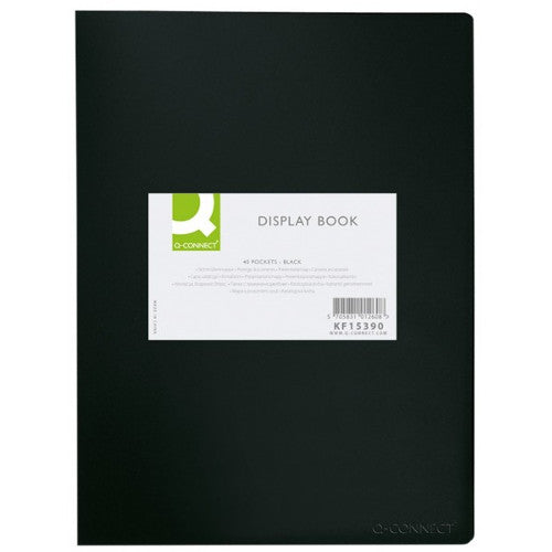 MAPA PREZENTARE A3 Q-Connect 20 folii, coperta rigida, NEGRU