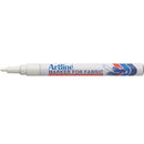 MARKER pentru TEXTILE ARTLINE for Fabric, ALB - scriere 1,20 mm