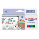 MARKER WHITEBOARD CENTROPEN, set 4 culori - scriere 1,00-3,00 mm