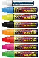 MARKER DECO CU CRETA SCHNEIDER 260 - scriere 2,00-15,00 mm