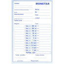MONETAR A6, AUTOCOPIATIV in 2 exemplare, 50 set/carnet