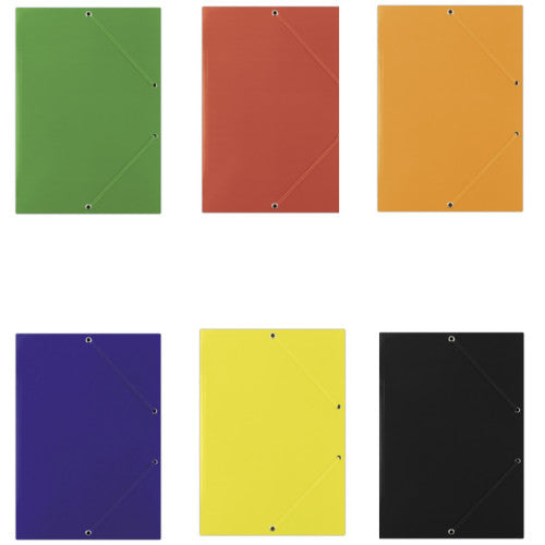 MAPA CARTON PLASTIFIAT, cu ELASTIC, A4, DONAU, 400 gr, COLOR