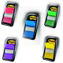 INDEX ADEZIV 25 x 43mm, 3M, PLASTIC, 50 file/set, CULORI NEON