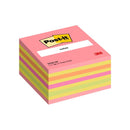 NOTES ADEZIV CUB 76 x 76mm, 3M, 450 file/set, ROSU+GALBEN