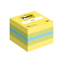 NOTES ADEZIV CUB 51 x 51mm, 3M, 400 file/set, GALBEN+VERDE