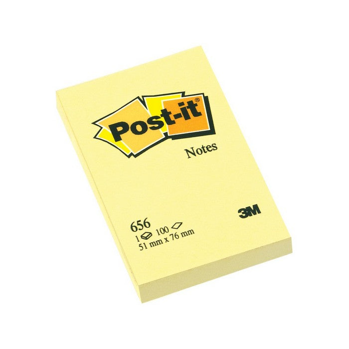 NOTES ADEZIV 51 x 76mm, 3M, 100 file/set, CANARY YELLOW